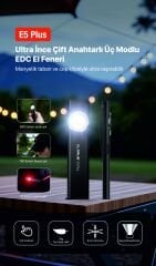 KLARUS E5 PLUS ULTRA İNCE EL FENERİ