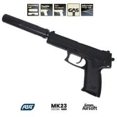 14763 ASG MK23 AIRSOFT TABANCA - SUSTURUCU DAHIL
