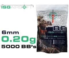 ISGairsoft 0.20g BB Airsoft 5000adet 1KG PAKET