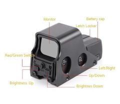 Comet - 551 Tipi Siyah Reddot (RD005)