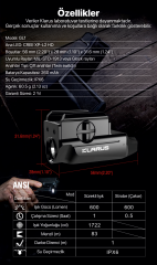 Klarus Gl1 Mikro USB Şarjlı Kompakt Taktik Tabanca Feneri