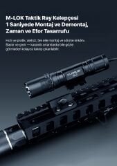 Klarus Gl3 Klarus Gl3 Usb-C Şarj Edilebilir LED Taktik Tüfek Feneri