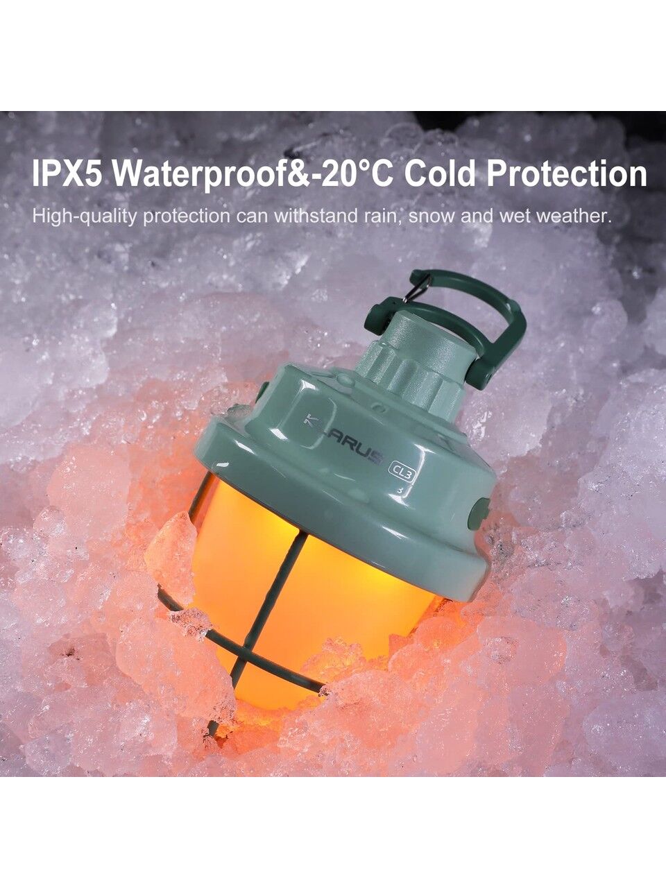 Klarus Cl3 - Retro Esintili, Çok Fonksiyonlu Kamp Lambası