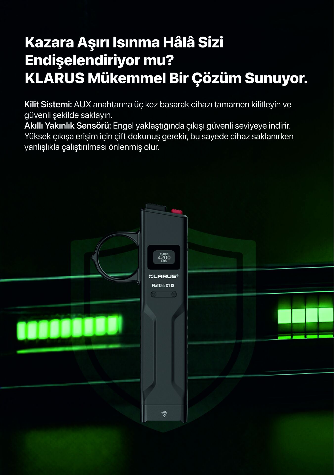 Klarus Flat Tac X1 K (Yüzüklü)