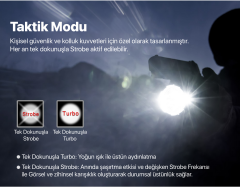 Klarus XT21X Pro Taktik El Feneri - Powerbank