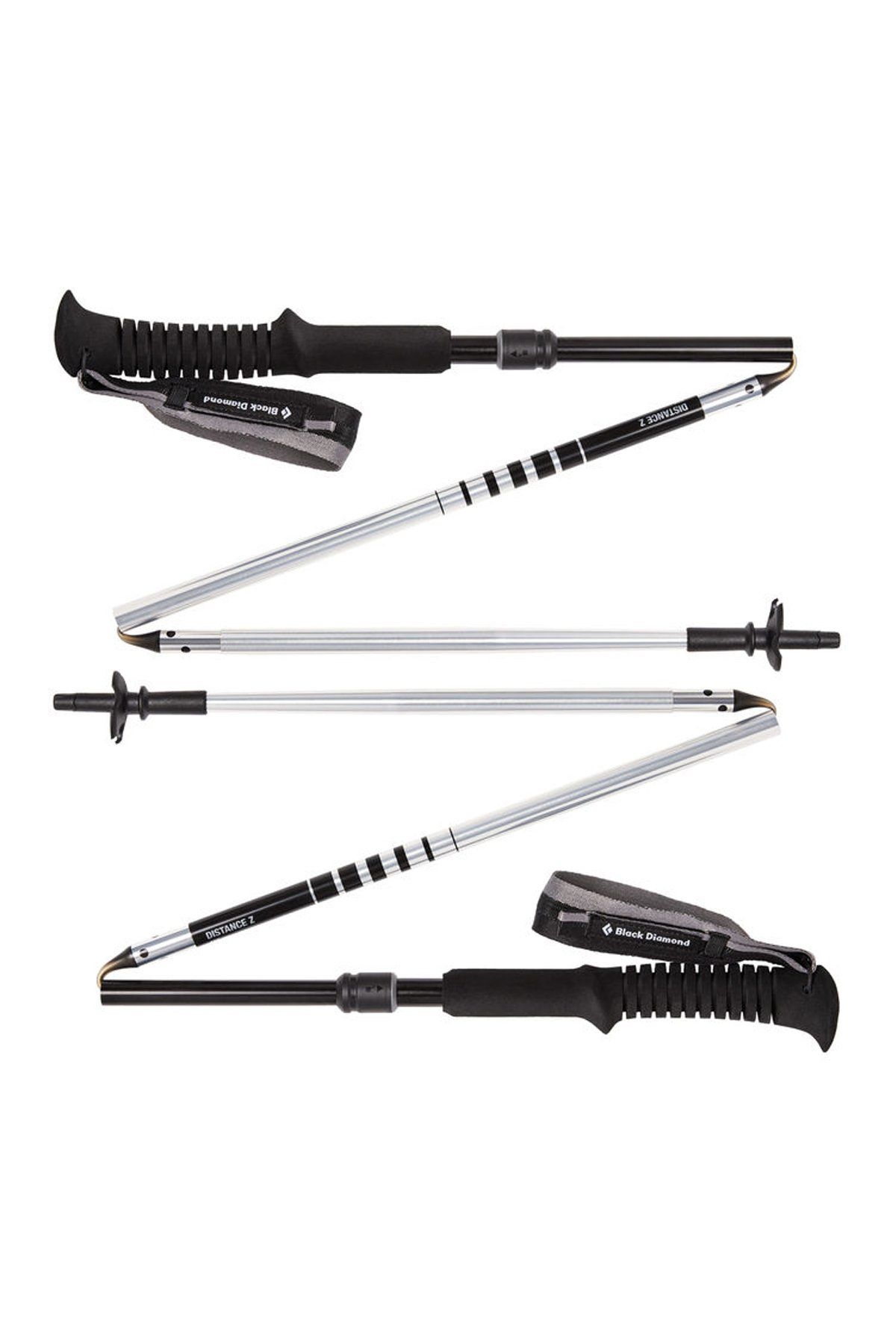BLACK DIAMOND Distance Z Z-Poles 120 cm Baton Black-Silver
