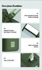 Klarus CL2 Pro 14000 mAh Powerbank Kapasiteli Katlanabilir Kamp Lambası (Beyaz)