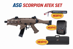 19581 ASG CZ SCORPION EVO 3 A1 ATEK ÇÖL AIRSOFT TÜFEK