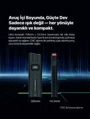 KLARUS X2 ULTRA İNCE EDC TACTİK EL FENERİ