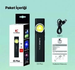 KLARUS E5 PLUS ULTRA İNCE EL FENERİ