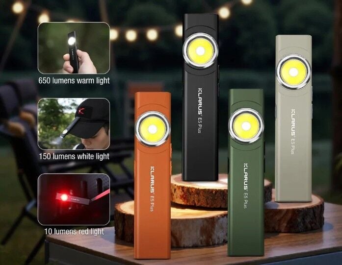 KLARUS E5 PLUS ULTRA İNCE EL FENERİ