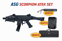 19325 ASG CZ SCORPION EVO 3 A1 ATEK SİYAH AIRSOFT TÜFEK