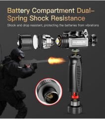 KLARUS GL5 DİKEY TUTAMAK TAKTİK TÜFEK FENERİ