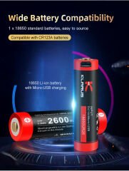 KLARUS GL5 DİKEY TUTAMAK TAKTİK TÜFEK FENERİ