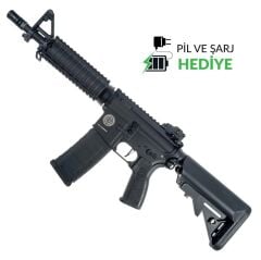 Delta Armory Grand Power AR15 RIS Charlie CQB-R PIL SARJ SET Airsoft Tüfek / Siyah DA-GP-C02
