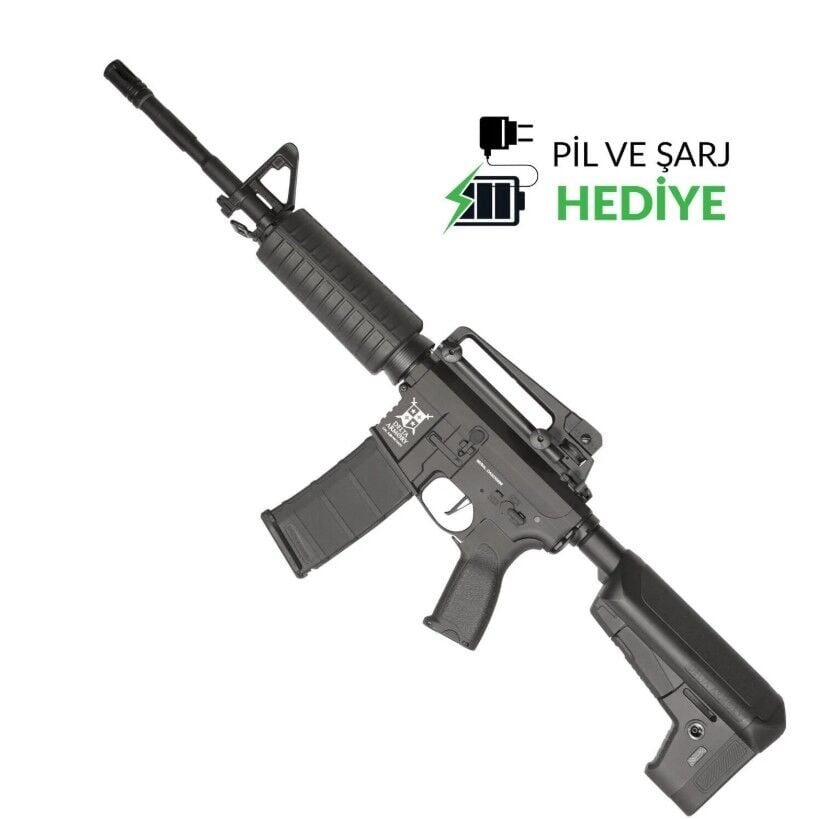 Delta Armory M4 AR15 CLASSIC Metal Alpha Airsoft Tüfek / Siyah DA-A11