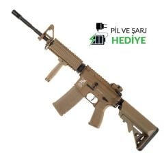Delta Armory AR15 RIS ALPHA Full Metal Airsoft Tüfek / FULL TAN DA-A02-FT