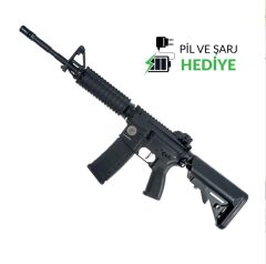 Delta Armory Grand Power AR15 RIS Charlie PIL SARJ SET Airsoft Tüfek / Siyah DA-GP-C03