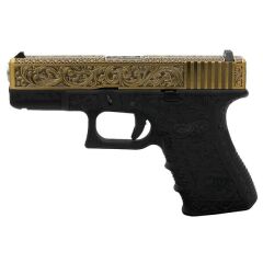 We Glock 34 Ivory Gravürlü Airsoft Tabanca