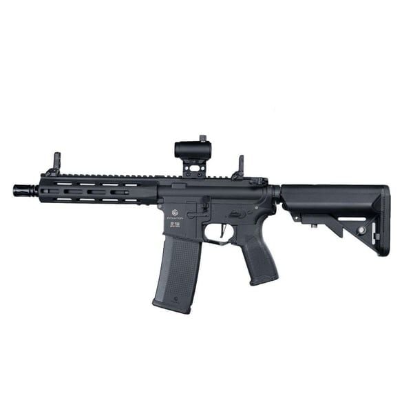 Evolution Recon S-PACK 10'' Carbontech Siyah Airsoft Tüfeği + Evolutıon red dot + 7.4v  LiPo Pil (SL-1100.AP)
