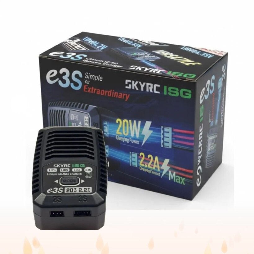 SKYRC ISG E3 LIPO Şarj Cihazı 2S-3S Lithium Balance Charger