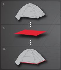 Hannah Groundsheet 3 Çadır Zemin Koruma Katmanı