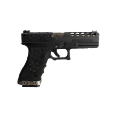 AW Custom Glock 17 HEX-CUT Siyah Airsoft Tabanca (GBB)