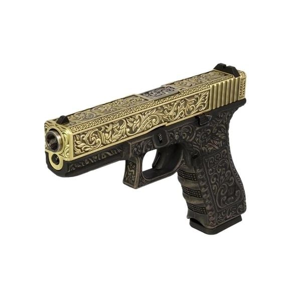 We Glock 17 Ivory Gravürlü Airsoft Tabanca (GBB)