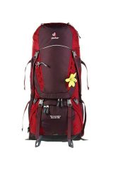 Deuter Aircontact 60 + 10 SL Kadın Sırt Çantası Aubergine-Cranberry