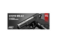 Steyr M9-A1, Havalı tabanca, BB, çift tonlu