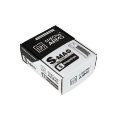 Specna Arms 5’li Airsoft Şarjör Seti – Mid-Cap 125 BB S-Mag – M4/M16 Airsoft Tüfekleri – Siyah