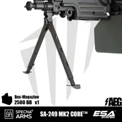 Specna Arms SA-249 MK2 CORE™ LMG Airsoft Tüfeği – Siyah