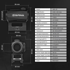 SPİNA OPTİCS AWL 20 (RD085) Red dot