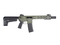20302 DELTA ARMORY AR15 10''SILENTOPS YEŞİL AİRSOFT TÜFEK