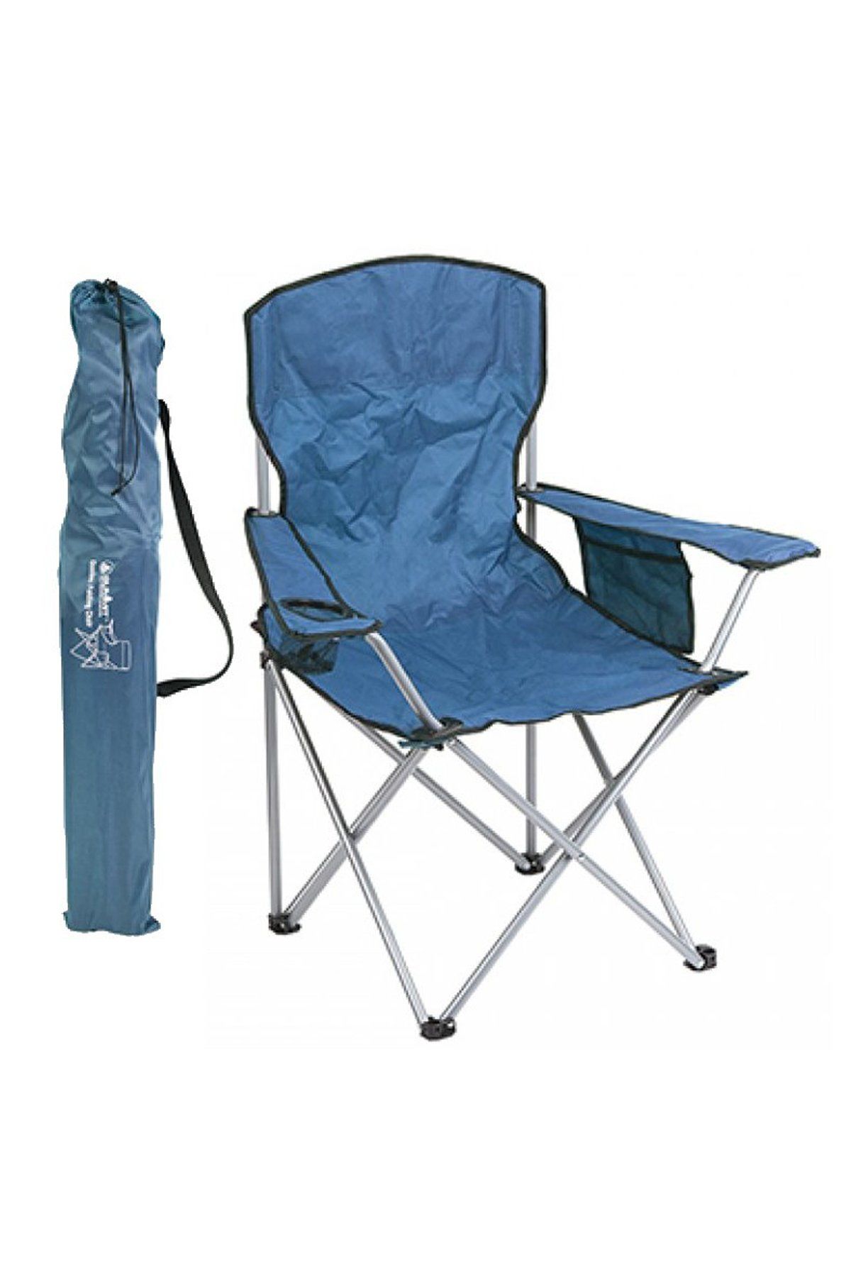 Summit Quebec Katlanır Kamp Sandalyesi Indigo Blue