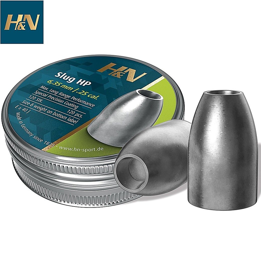 H&N SLUG  HP II 6,35MM 36GR 120Lİ HAVALI SAÇMA