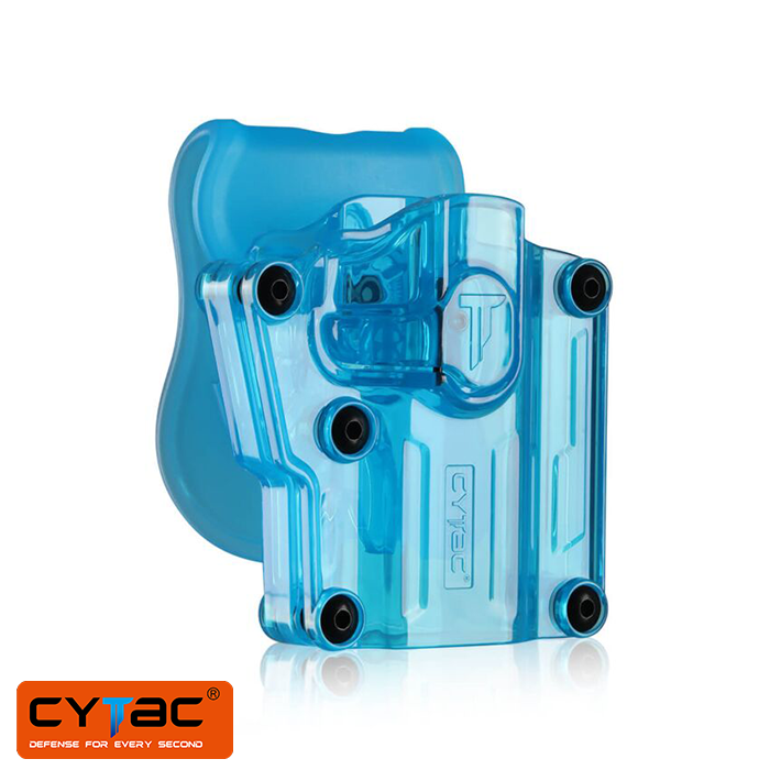CYTAC MAVİ ŞEFFAF MEGA-FİT PALETLİ TABANCA KILIFI CY.1-UR106
