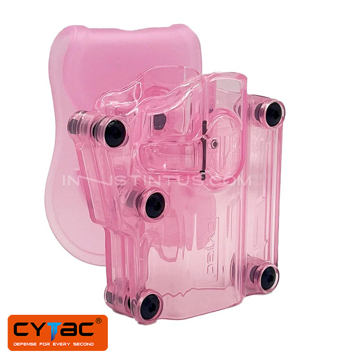 CYTAC  PEMBE ŞEFFAF MEGA-FİT PALETLİ  TABANCA KILIFI CY.1-UR104