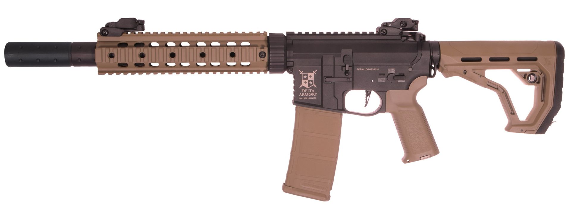 Delta Armory AR15 Charlie SilentOps 9'' EAGLE Airsoft Tüfek Yarı TAN DA-C06-HT-EGL