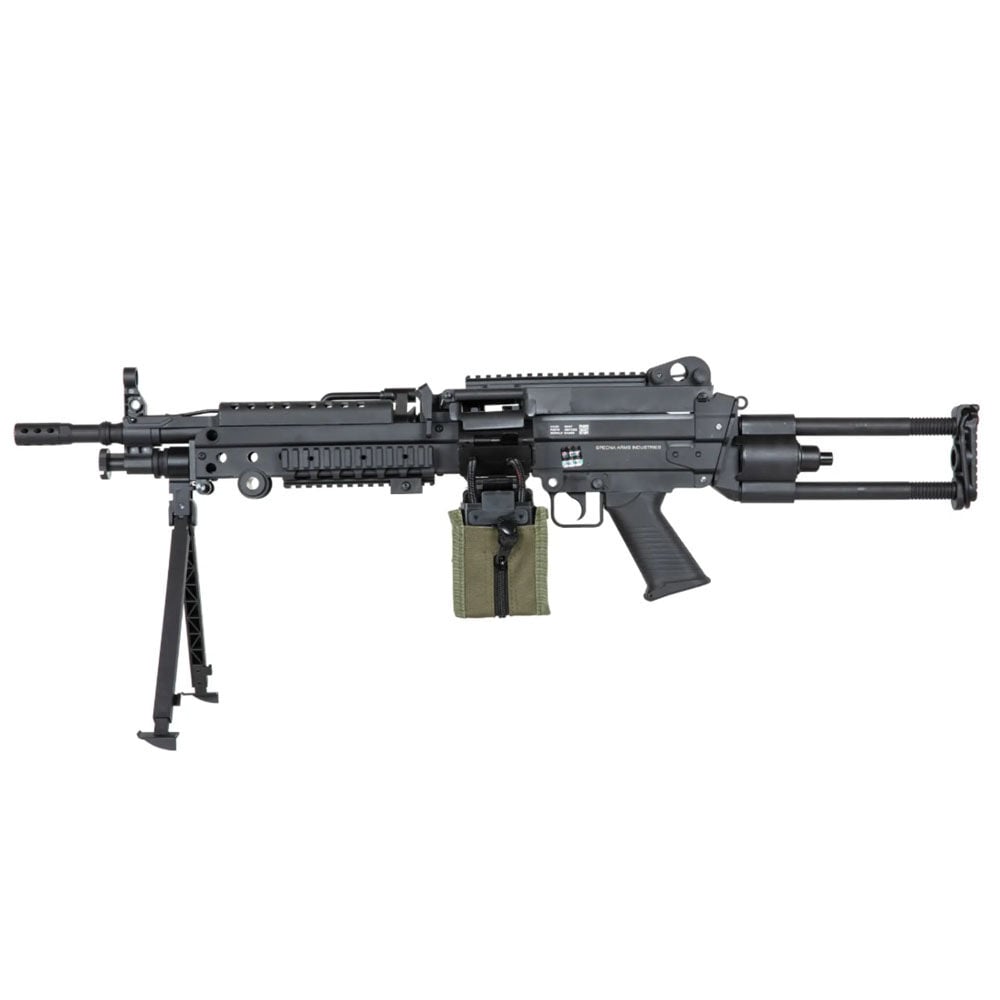 Specna Arms FN Herstal SA-F249 PARA FLEX™ GATE X-ASR™ Airsoft Tüfeği – Siyah