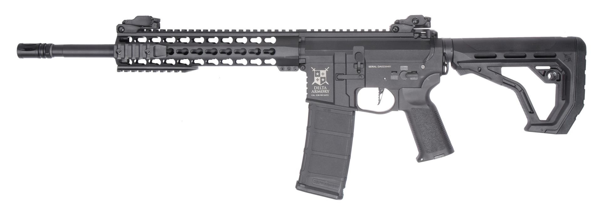 Delta Armory AR15 KeyMod 10'' Charlie EAGLE Airsoft Tüfek Siyah DA-C04-EGL
