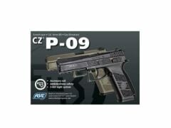 ASG CZ P-09 Çöl Green Gas Blowback Airsoft Tabanca Seti – 18137