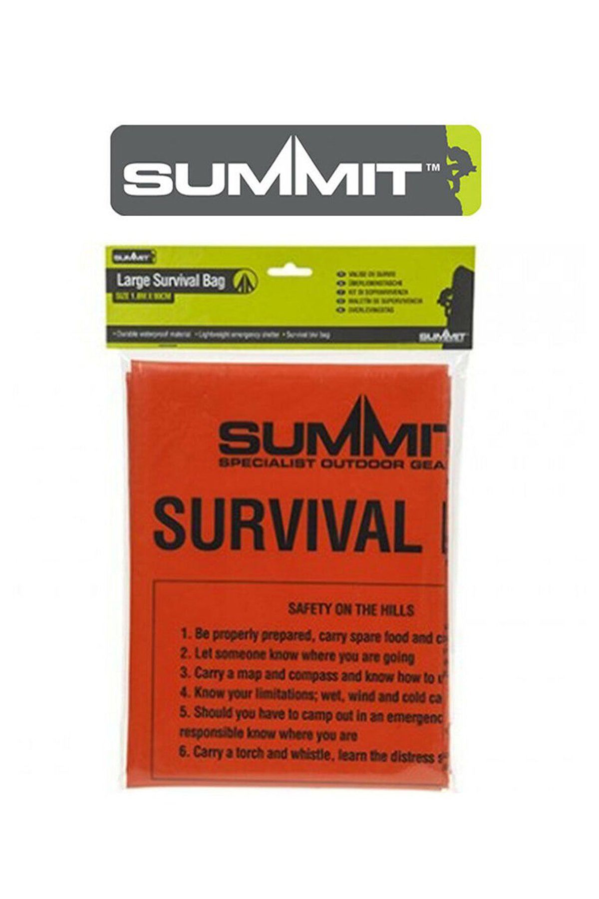 Summit Bivi Acil Durum Yaşam Çantası Büyük