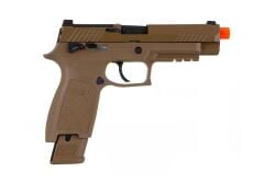 SIG Sauer P320 M17 Green Gas Blowback Airsoft Tabanca Seti – Çöl