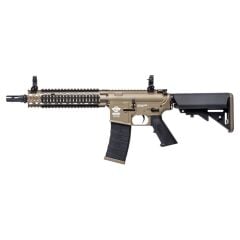 G&G CM18 MOD1 DST Tan Airsoft Tüfeği – 7.4V LiPo Pil + EMR Şarj Aleti + 0.28g BB Hediyeli