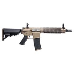 G&G CM18 MOD1 DST Tan Airsoft Tüfeği – 7.4V LiPo Pil + EMR Şarj Aleti + 0.28g BB Hediyeli