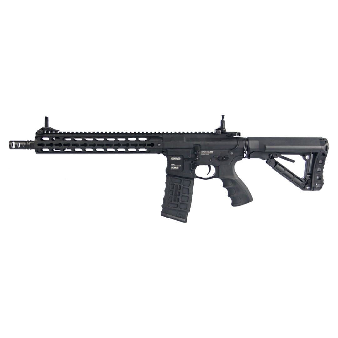 G&G GC16 Warthog 12'' Siyah Airsoft Tüfeği – LiPo Pil + Şarj Aleti + 0.28g BB Hediyeli