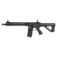G&G GC16 Warthog 12'' Siyah Airsoft Tüfeği – LiPo Pil + Şarj Aleti + 0.28g BB Hediyeli