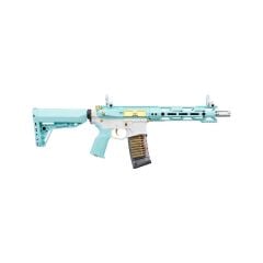 G&G CM16 Stealth 556 Macaron Blue Mavi Airsoft Tüfeği – LiPo Pil + Şarj Aleti + 0.28g BB Hediyeli