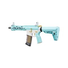 G&G CM16 Stealth 556 Macaron Blue Mavi Airsoft Tüfeği – LiPo Pil + Şarj Aleti + 0.28g BB Hediyeli